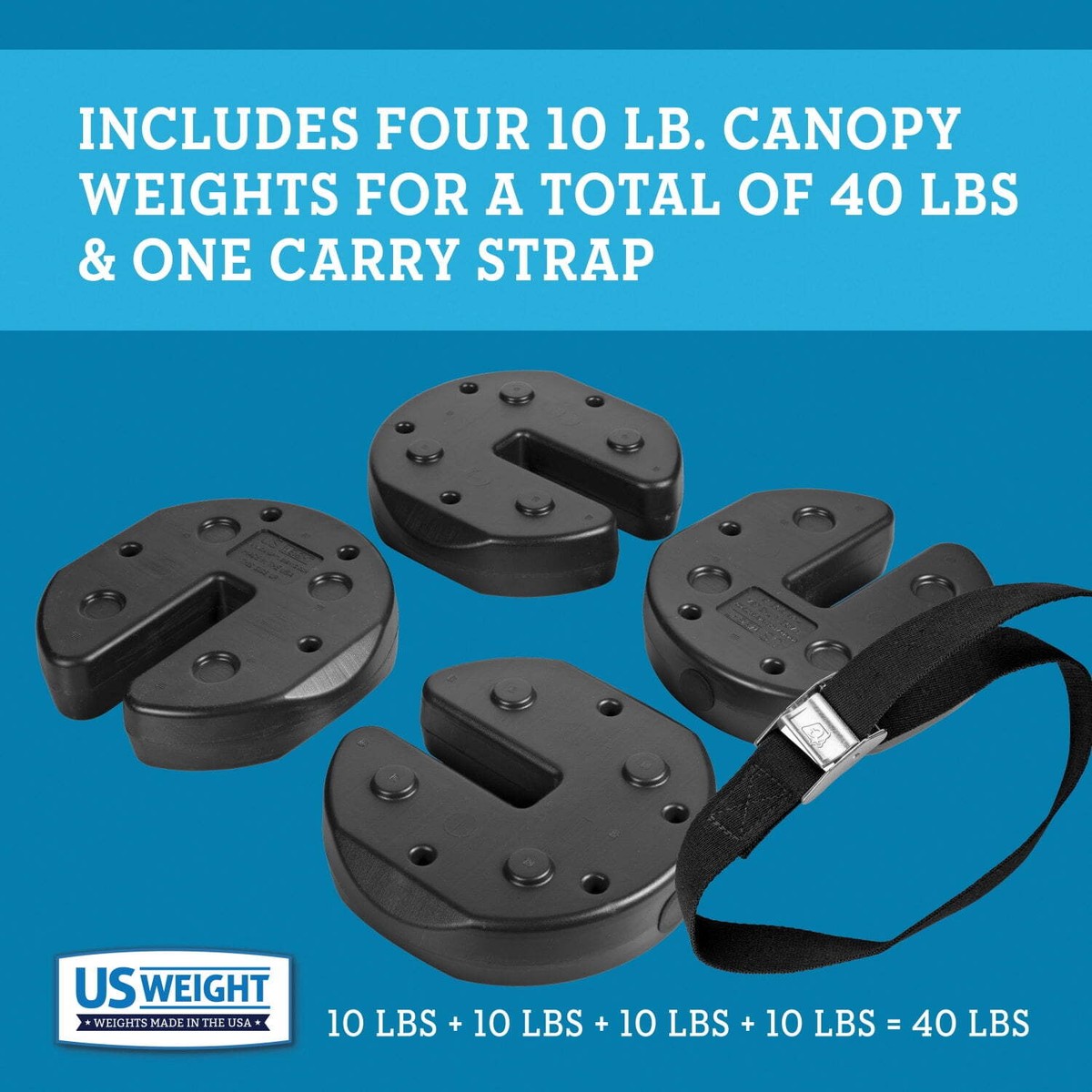 4pcs Outdoor Canopy Tent Leg Weights Anchor Stand Heavy Duty Gazebo Discs Base e