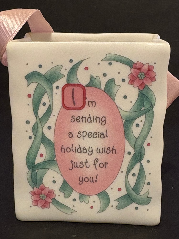 Precious Moments Gift Bag, 1994, White Christmas