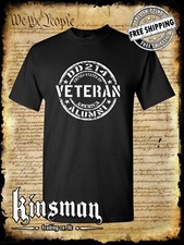 DD214 Alumni Veteran USA Flag Military T-Shirt Army Marines Navy Air Force