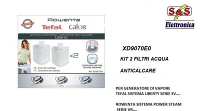Cartucce Anticalcare Rowenta XD9070E0 - Set Da 2 Per Stiraggio A Vapore Powersteam - Foto 5