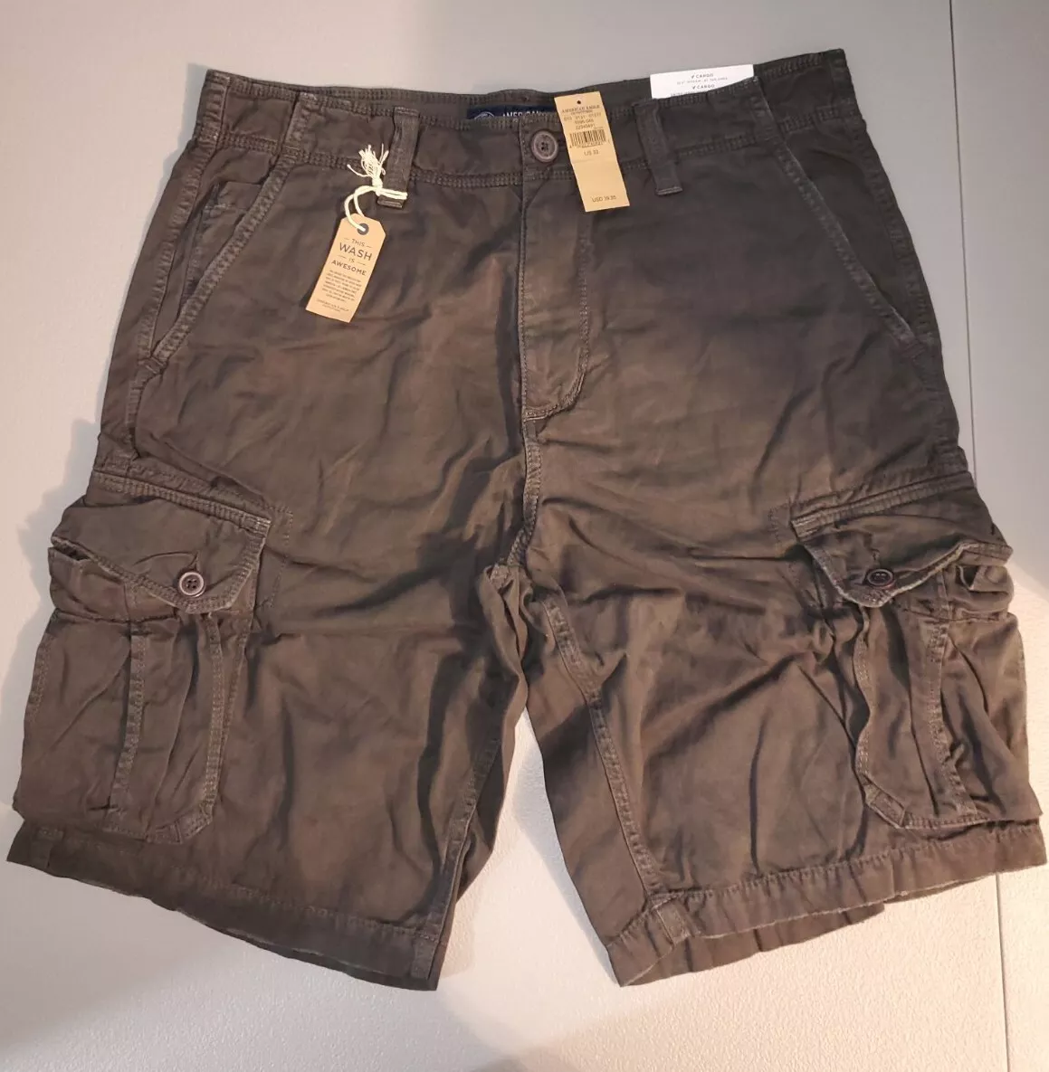 Mens cargo shorts 33 waist cheap