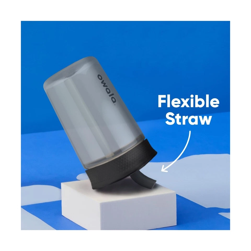 Owala Kids пластиковый стакан без бисфенола с устойчивой к проливам гибкой соломинкой, легко... - Изображение 3 из 4