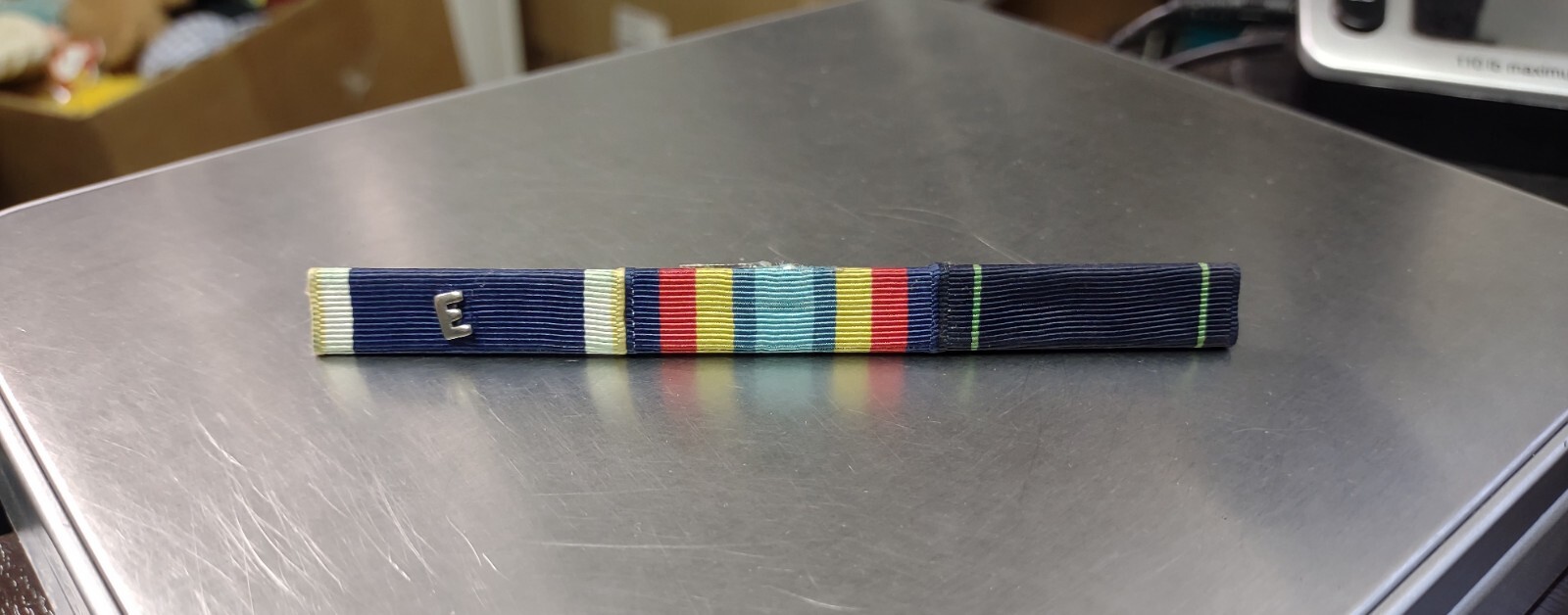Efficiency Ribbon 3 Mounted Ribbon Units - Navy Efficiency w/ E, Sea Service, Expert ...