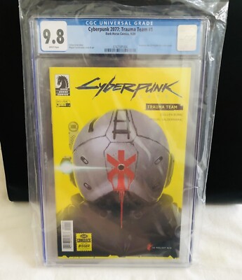 Cyberpunk 2077 Trauma Team #1 Comic CGC 9.8 Dark Horse Comics , Game Based