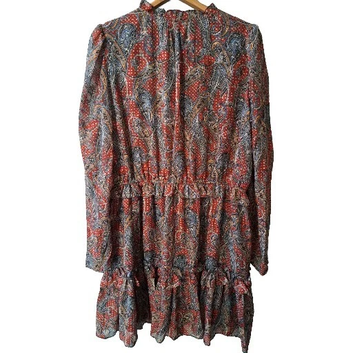 Новый с Ярлыками Buffalo David Bitton платье женщин XL богемное батик пейсли прерии коттедж - Изображение 3 из 4