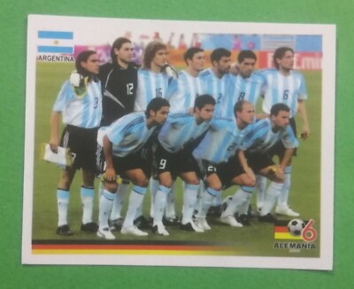 2006 Navarrete Germany World Cup FIFA  #118 ARGENTINA SOCCER TEAM Sticker