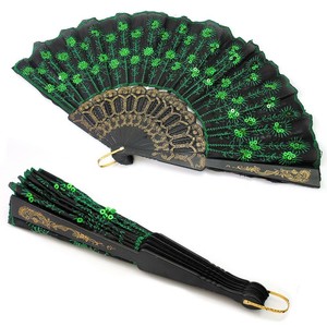 Party Spanish Style Wedding Home Decor Glitter Lace Folding Hand