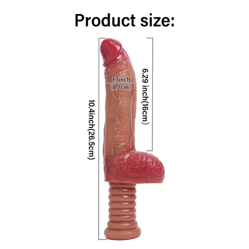Thrust Heating Realistic Dildo with Handle G Point Vibrator Sex Toys Masturbator - Picture 19 of 23