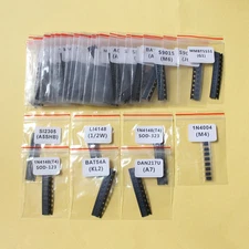 410Pcs 41 Value SMD Transistor Rectifier Switching Schottky Diode Assortment Kit