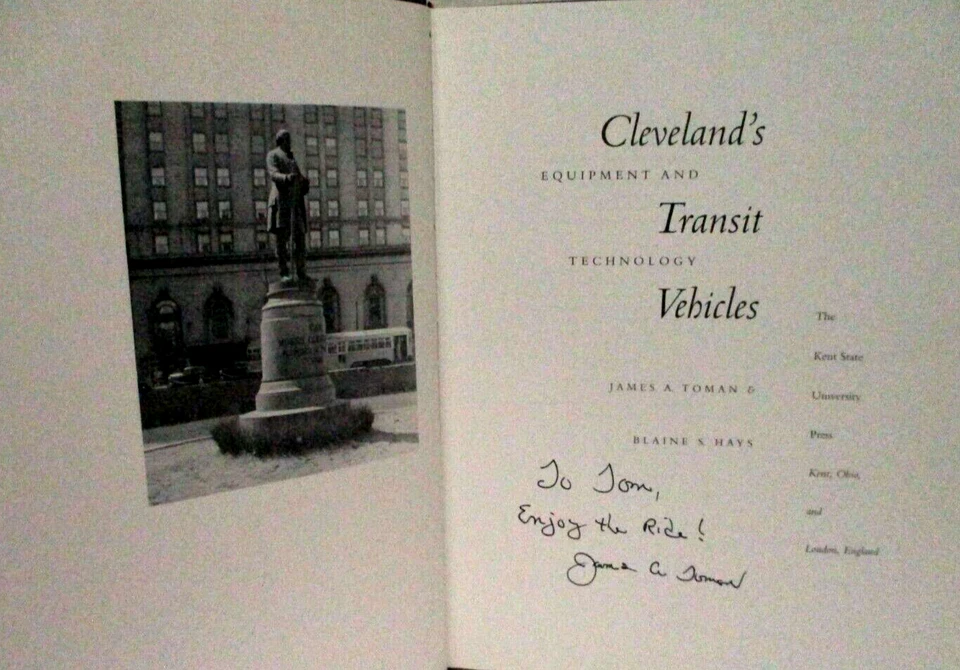 Cleveland's Transit Vehicles: Equipment and Technology signed Toman HC Ohio - Image 3 of 4