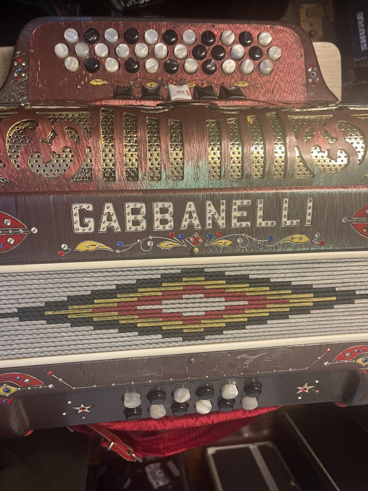 Accordion Gabbanelli 5 Registros Tono Fa/FBbEb Color Tornasol eBay