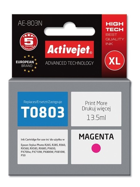 5904356293916 Activejet AE-803N Tintenpatrone (Ersatz FüR Epson T0803; HöChste;-image