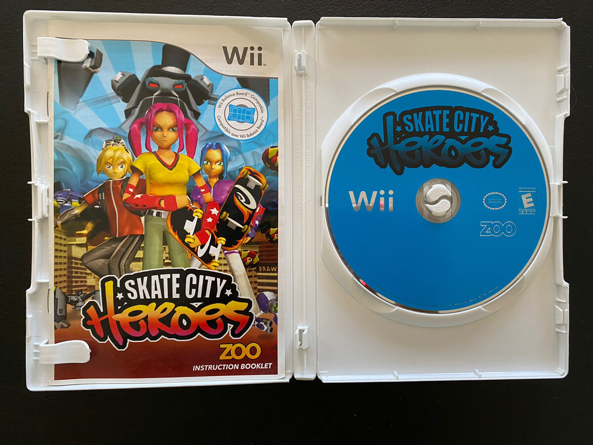 Jogo Skate City Heroes Lacrado E Original Para Nintendo Wii em