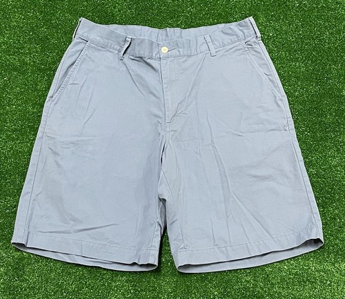 LL Bean Chino Shorts Mens 36 Adult Blue 