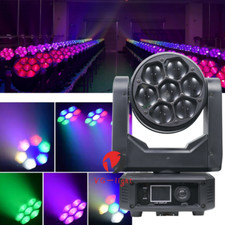 7x40W RGBW 4 in 1 Bee Eye Led Beam Moving Head Zoom Wash Light DJ Stage Lighting