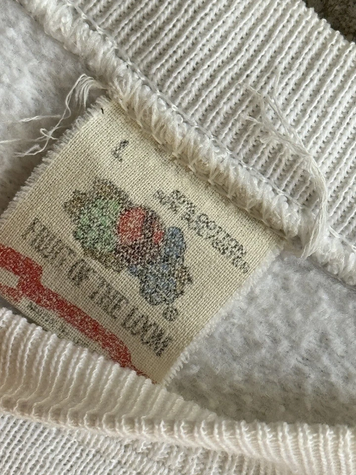 Hiroshima 1990 East Tour Official Tour merch FOTL Tag Crewneck Sweatshirt Japan - Image 4 of 4