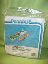 Paradise VINTAGE 1980's Air Mattress 6 Foot Long POOL RAFT INFLATABLE Butterfly