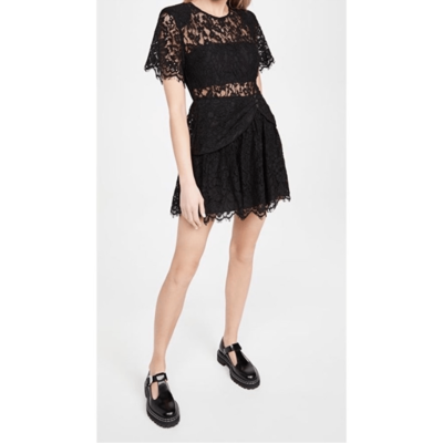 chinese dress ladies Self Portrait OUTLET | Fine lace mini dress im SALE