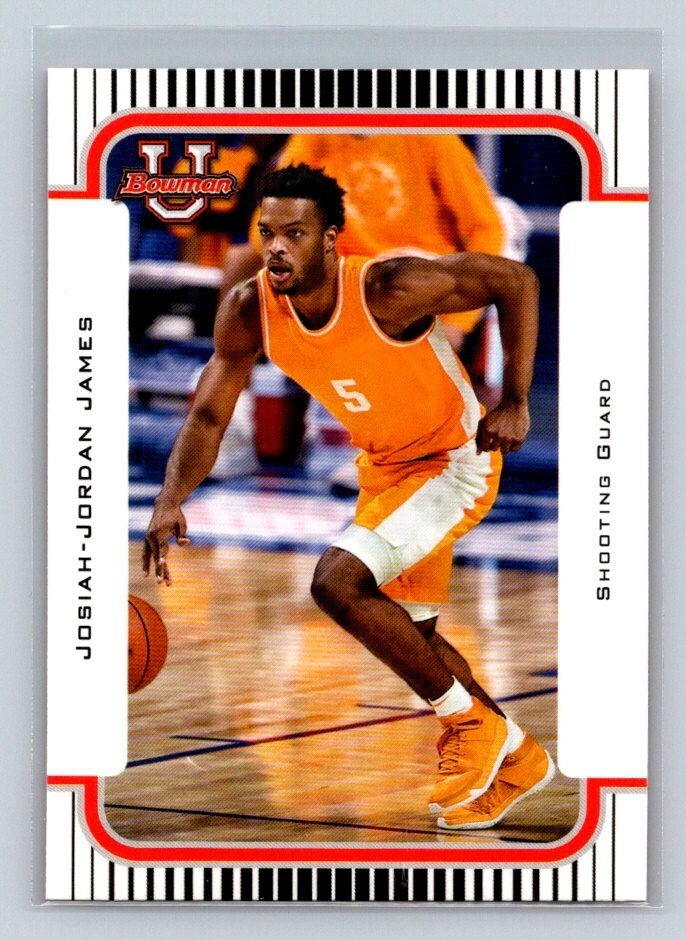 2022 Bowman Chrome University #2K3B-25 Josiah-Jordan James Tennessee