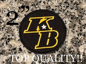 Kb Patch Kobe Bryant La Lakers Basketball Jersey Patch Patch Un Signed 2 Ironon Ebay