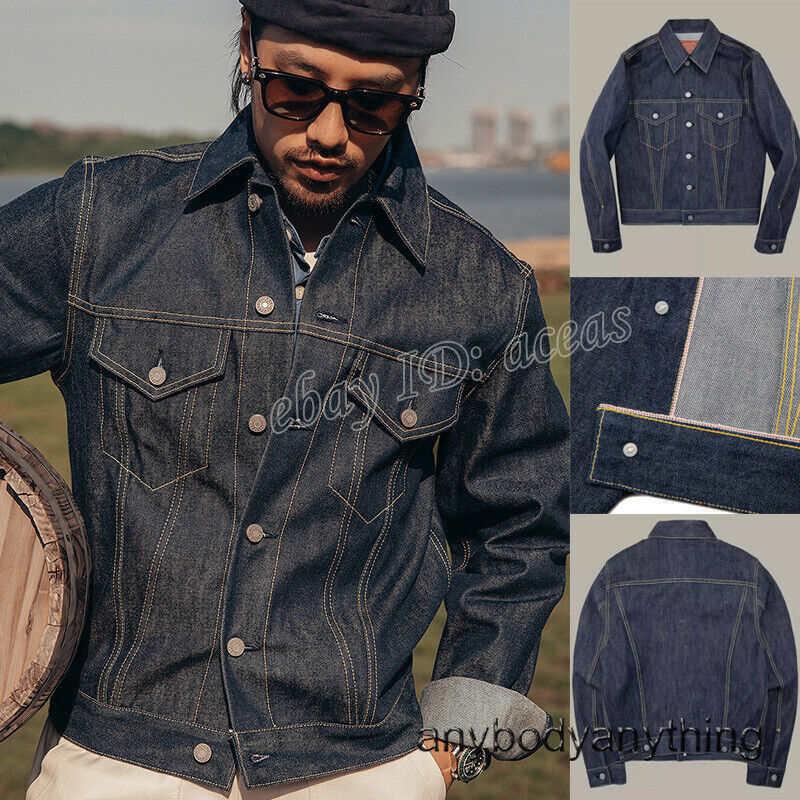 Red Tornado TYPE3 Men's Selvedge Denim Jacket 14oz Cotton