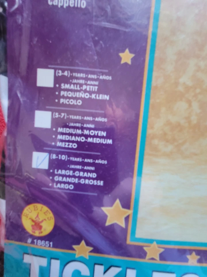 Disfraz Infantil Cosquillas El Payaso Talla 8-10 Años Foto 3 de 4