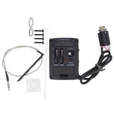 2‑Band EQ Pickup Ukulele Equalizer Tuner Amplifier Musical Instrument Accessory