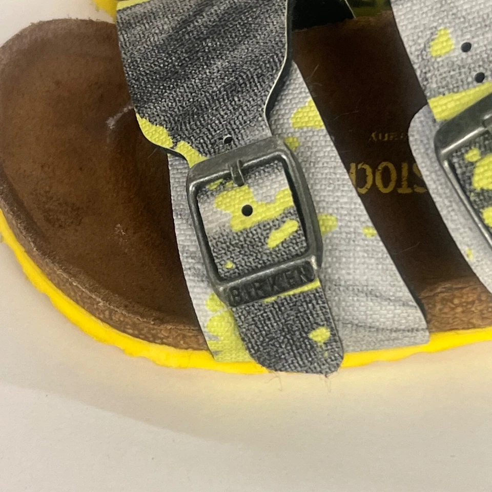 Birkenstock 凉鞋 纽约 儿童 城市迷彩 黄色,26 欧盟/美国 C8 标准版型 — 第 2/4 张图片