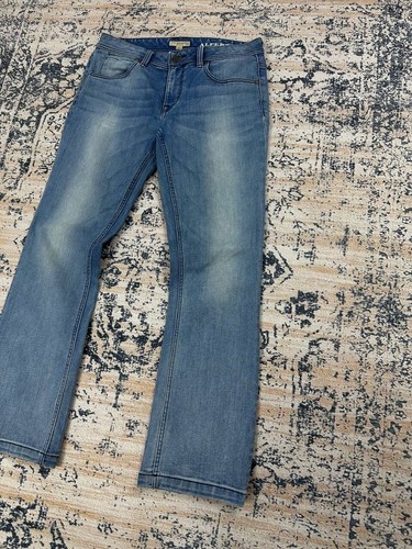 Vintage Burberry Cropped Light Denim Jeans Size 27 - Picture 2 of 13