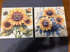 Sunflower Quotes Decor Pieces