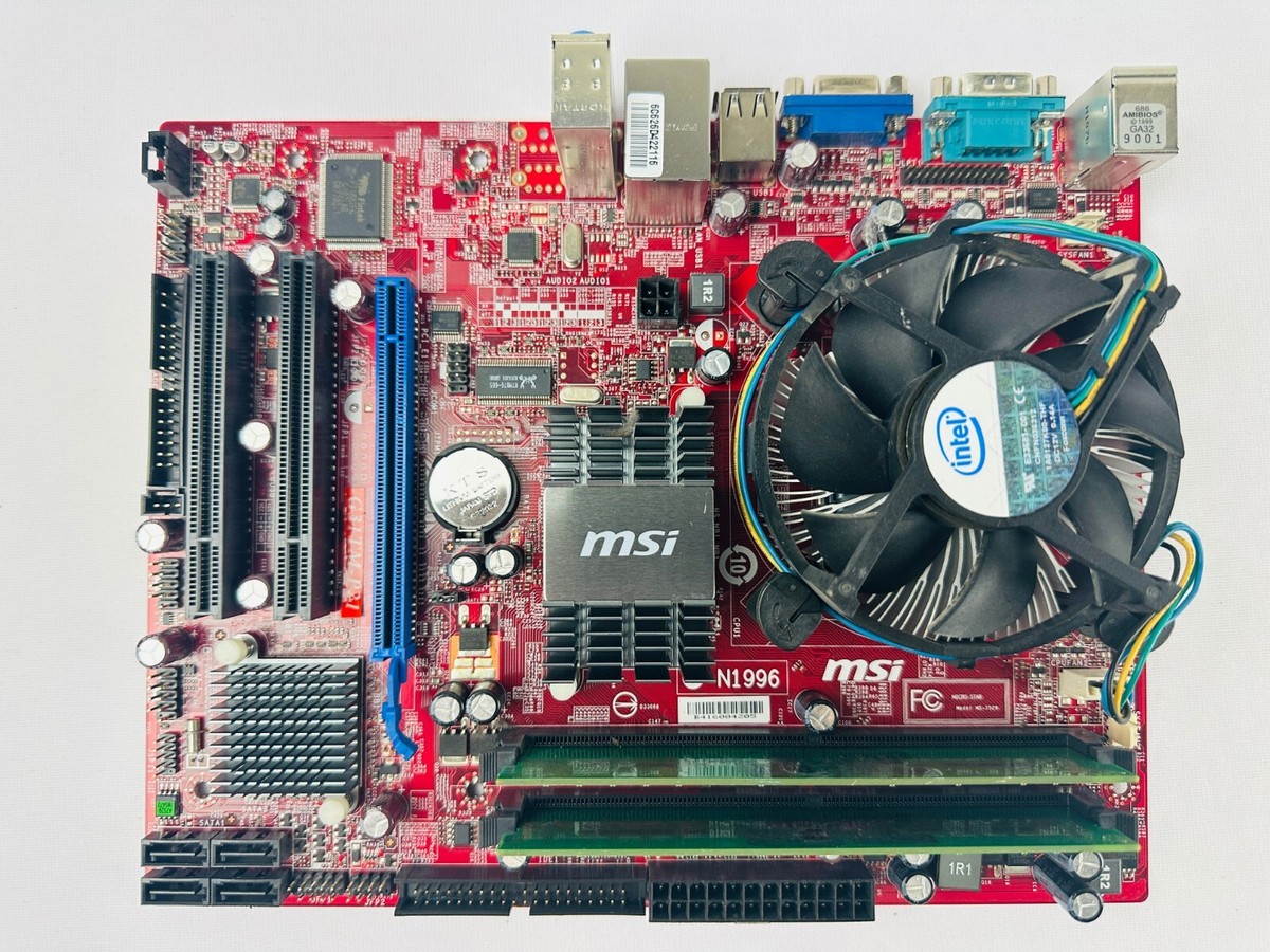 Carte mère MSI G31TM-P21 Intel G31 LGA 775 2xDDR2 SDRAM 8 Go Micro ATX