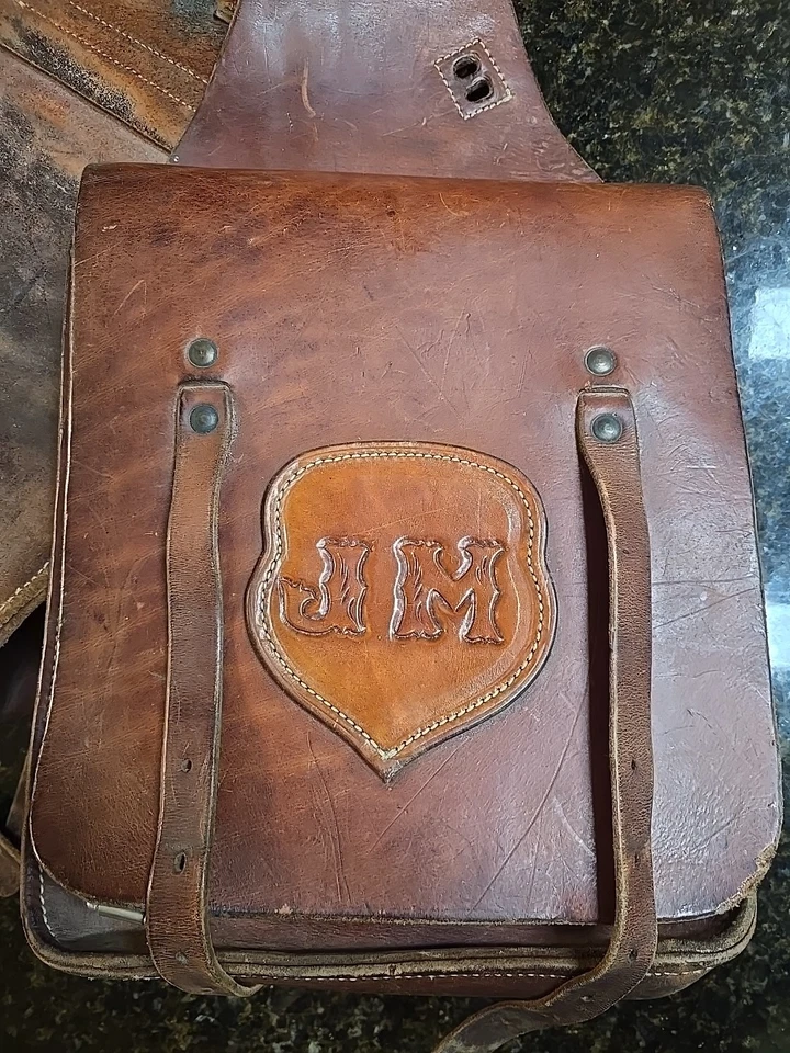 Alforjas de cuero Western Horse vintage  Foto 2 de 4