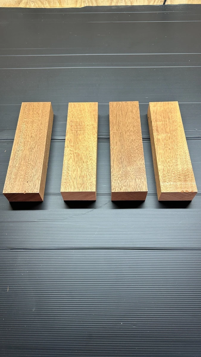 1X Planche En Bois De Mahogany Massif DIY 71X18,5Cm X 48Mm #1