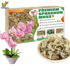 150g Hochwertiges Sphagnummoos - Ideal für Orchideen & pflanzenstärkende Erden