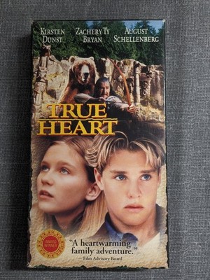 TRUE HEART VHS 1997 Family Adventure Orion MGM Kirsten Dunst Zachery Ty Bryan