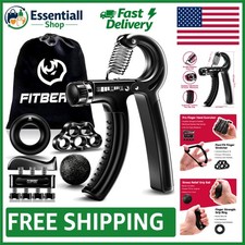 Durable Hand Grips with Non-Slip Design for Strength Training  Rehab - 5 Pack