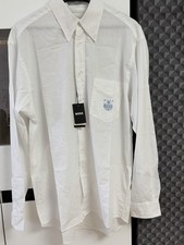 HUGO BOSS White Shirt H-Hank Spread 100% Cotton Size 16” / Men’s Large BNWT