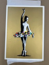 Martin Whatson Passe GOLD LEAF Very Rare Printers Proof Graffiti Prints