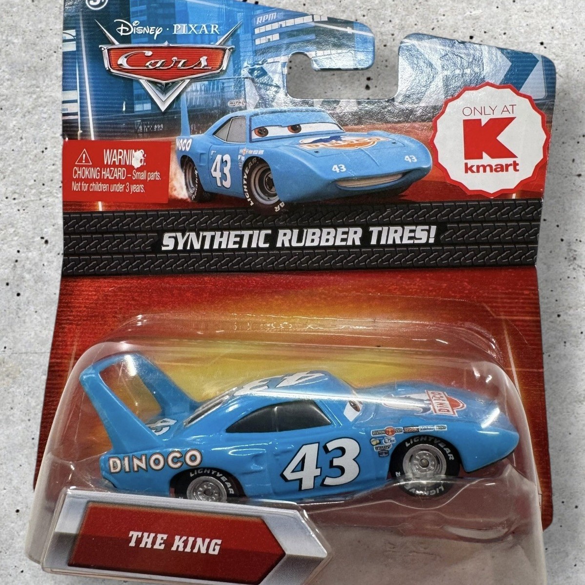 Disney / Pixar Cars Synthetic Rubber Tires The King Diecast Car