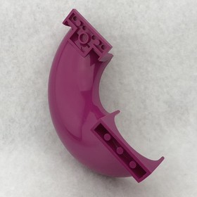 LEGO 11267 Magenta Slide Playground 7 x 12 x 8 1/3 Curved 180 degrees (x1)