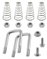 U-Bolt Kit Fit for B W Gooseneck Hitches Safety Chain Replace 1900-2-1600