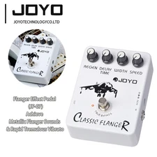 JOYO JF-07 Classic Flanger Metallic Flange Sounds Guitar Effect Pedal True Bypas