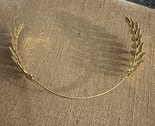 Golden Leaf Bridal Headdress for Weddings Parties and Celebrations