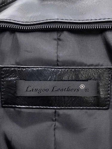 Liugoo Leathers Leather Jacket Blouson/Ll/Cowhide/Blk/Cw22-R-5// 3976 image 4