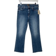 Mother The Outsider Ankle High Rise Denim Jeans Size 31 Blue NWT