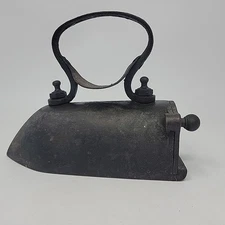 Cast Iron German Coal Decorative Ant. Koller Metal 4.5lb