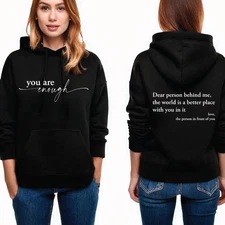"Dear Person Behind Me…" Printed Hooded - Men's Women's Hooded Sweatshirt