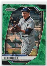 2025 Panini Prizm Baseball Green Ice Leo Durocher #201 Chicago Cubs