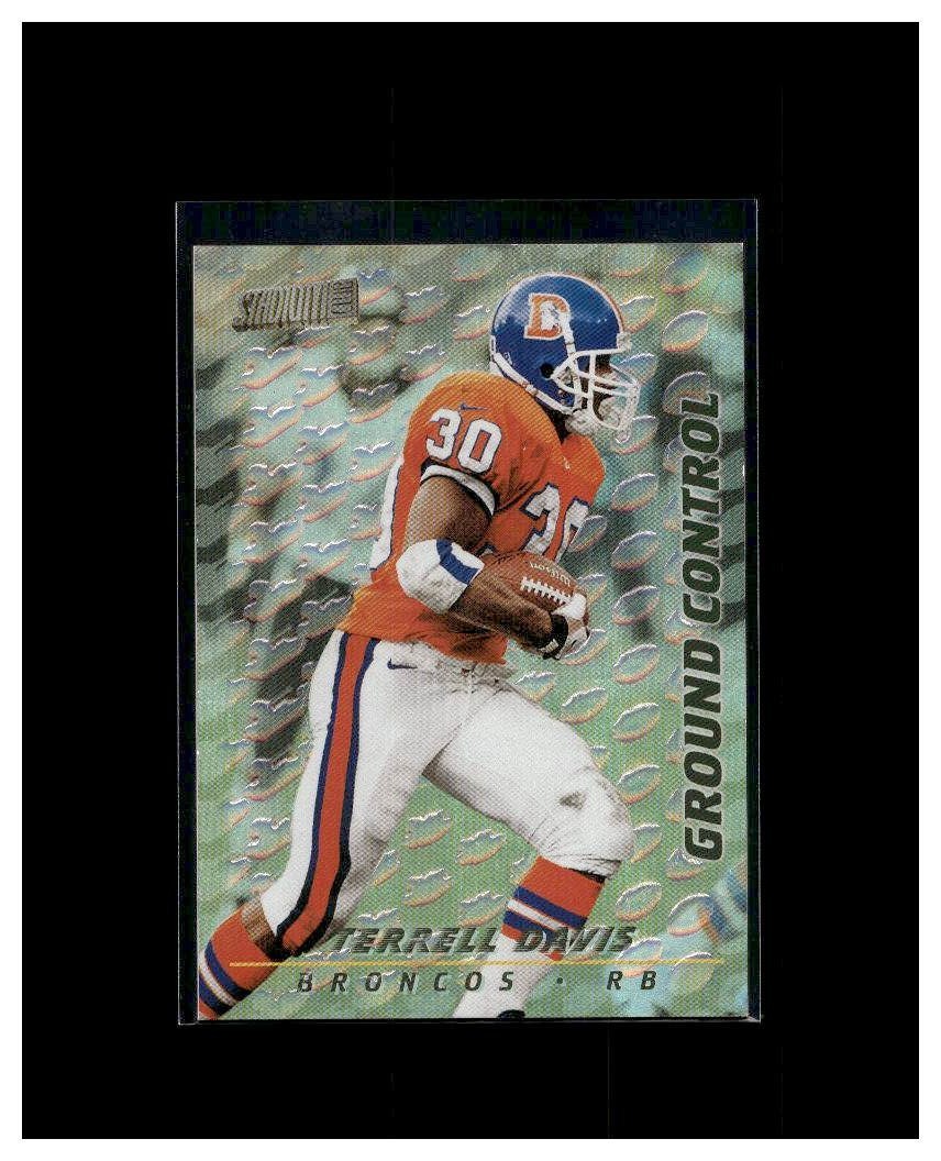 1997 Stadium Club - Offensive Strikes: Ground Control Terrell Davis #GC4