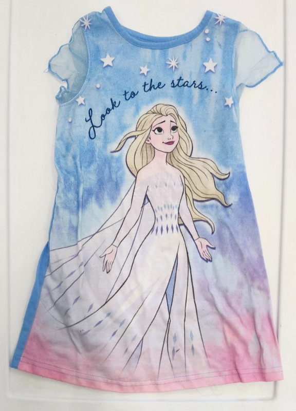 Frozen Disney Kids "Look To The Stars" Nightgown 3T
